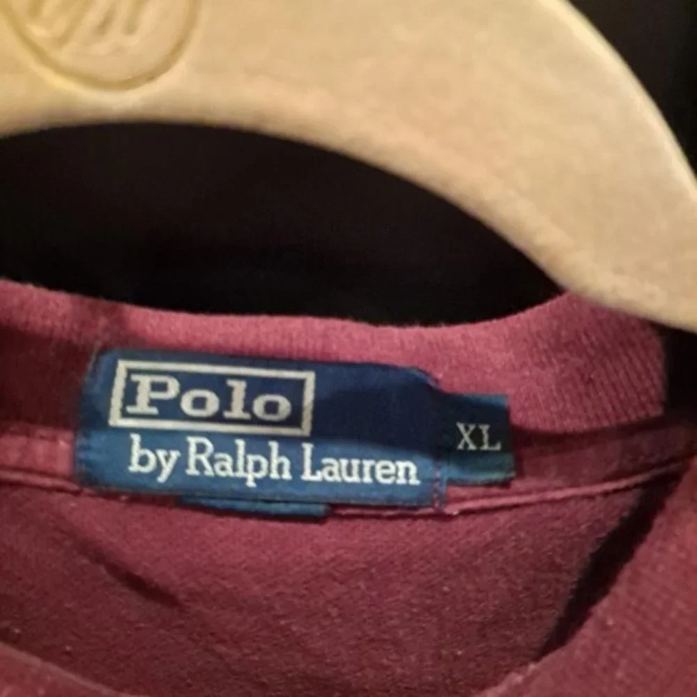 POLO Ralph Lauren Maroon with Yellow Embroidered Logo Size XL‎